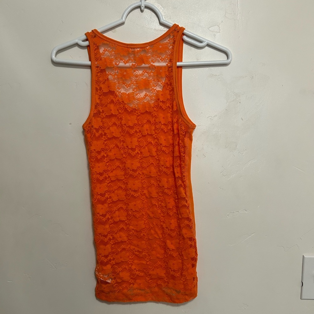 Aeropostale 2000 lace back tank top size‎ small - Picture 4 of 7